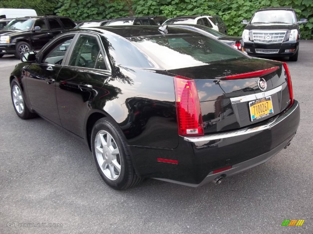 2009 CTS Sedan - Black Cherry / Ebony photo #4