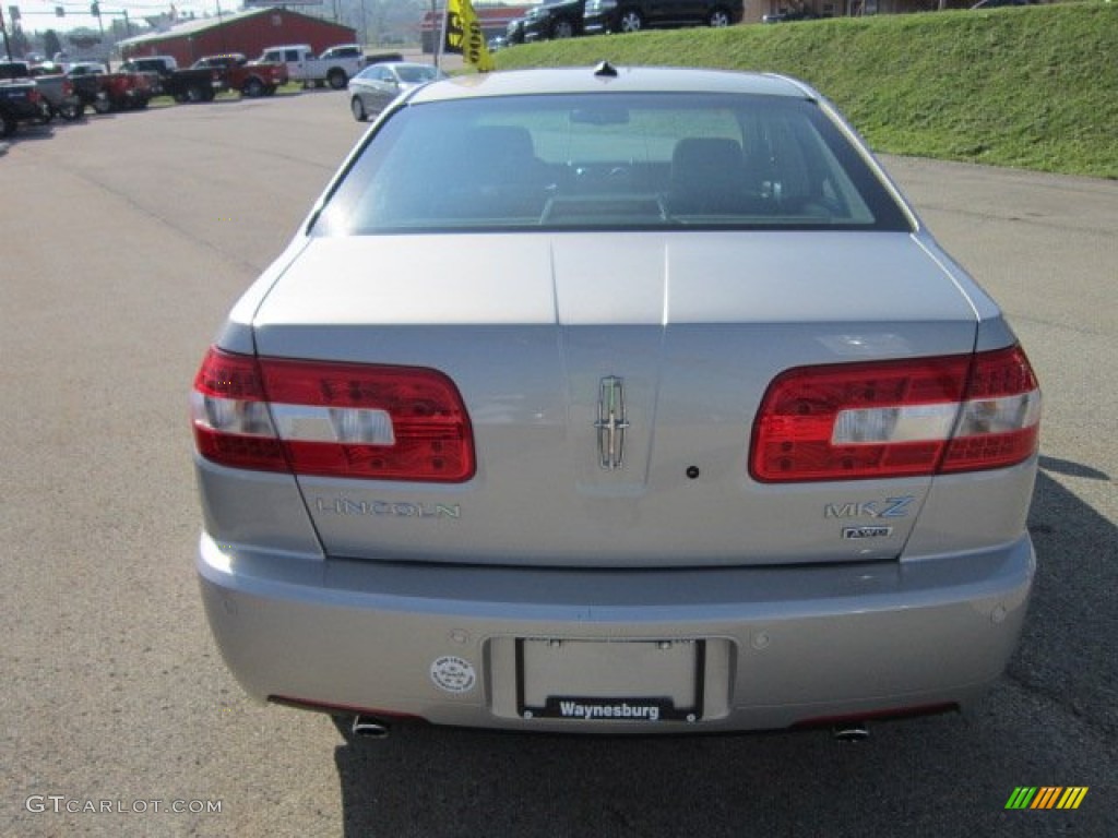 2008 MKZ AWD Sedan - Vapor Silver Metallic / Dark Charcoal photo #4