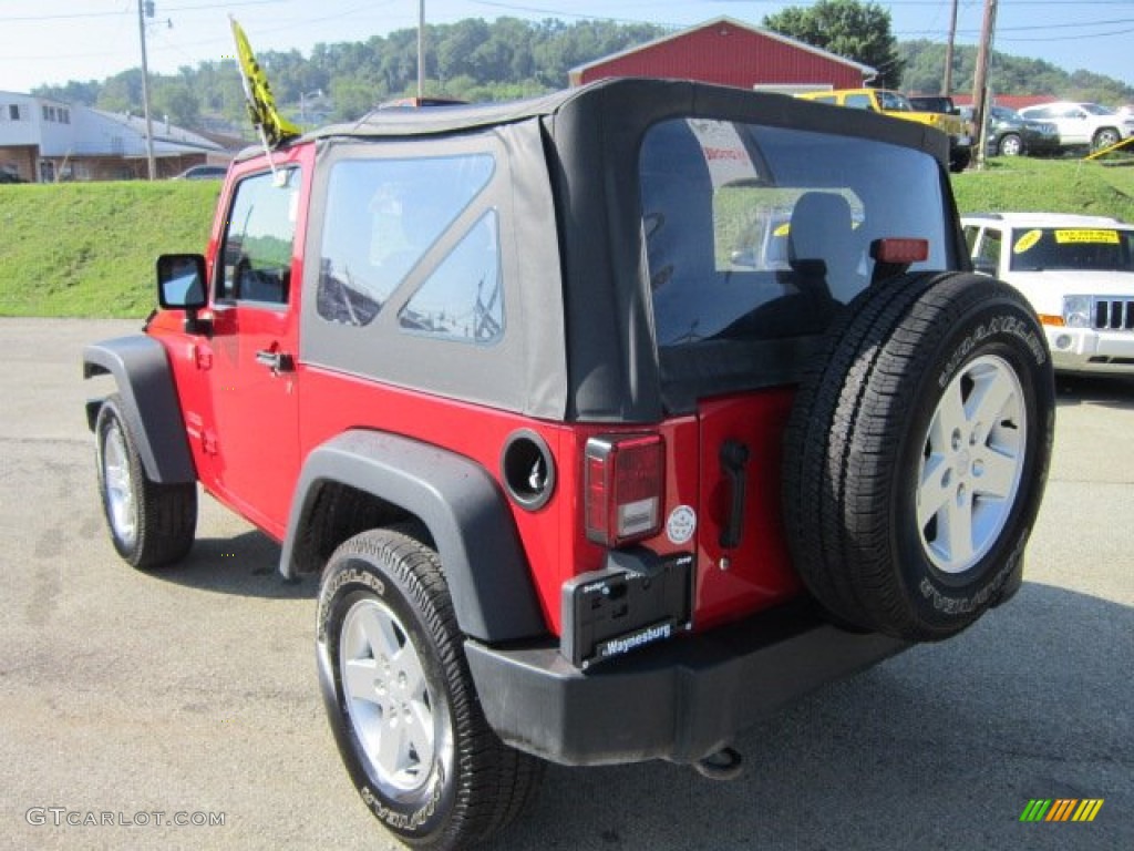 2011 Wrangler Sport S 4x4 - Flame Red / Black photo #3