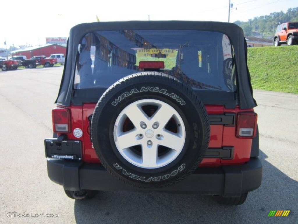 2011 Wrangler Sport S 4x4 - Flame Red / Black photo #4