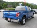 2011 Blue Flame Metallic Ford F150 XLT SuperCrew 4x4  photo #6