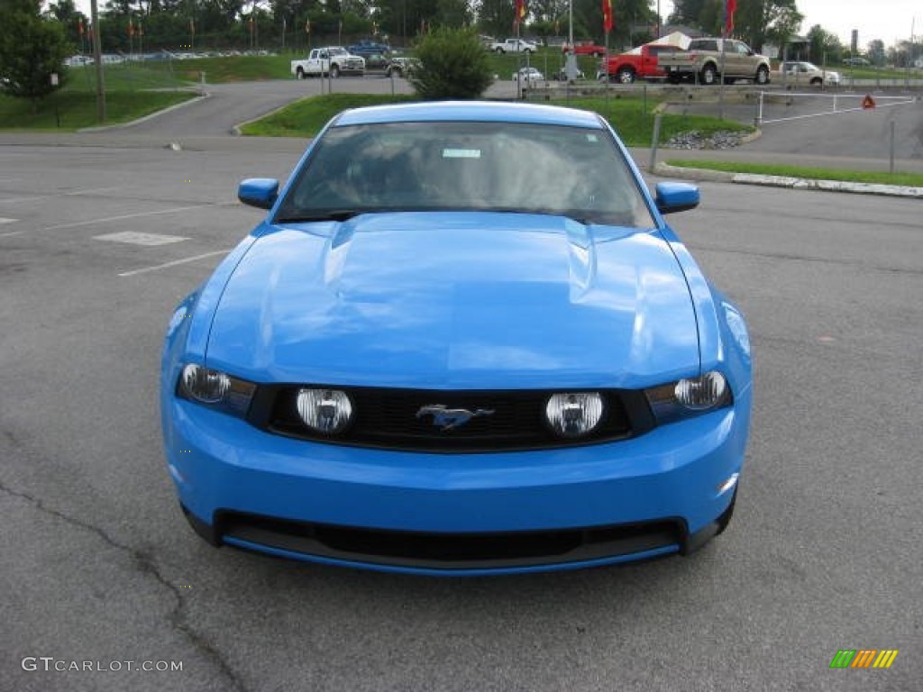 Grabber Blue 2012 Ford Mustang GT Premium Coupe Exterior Photo #51571876