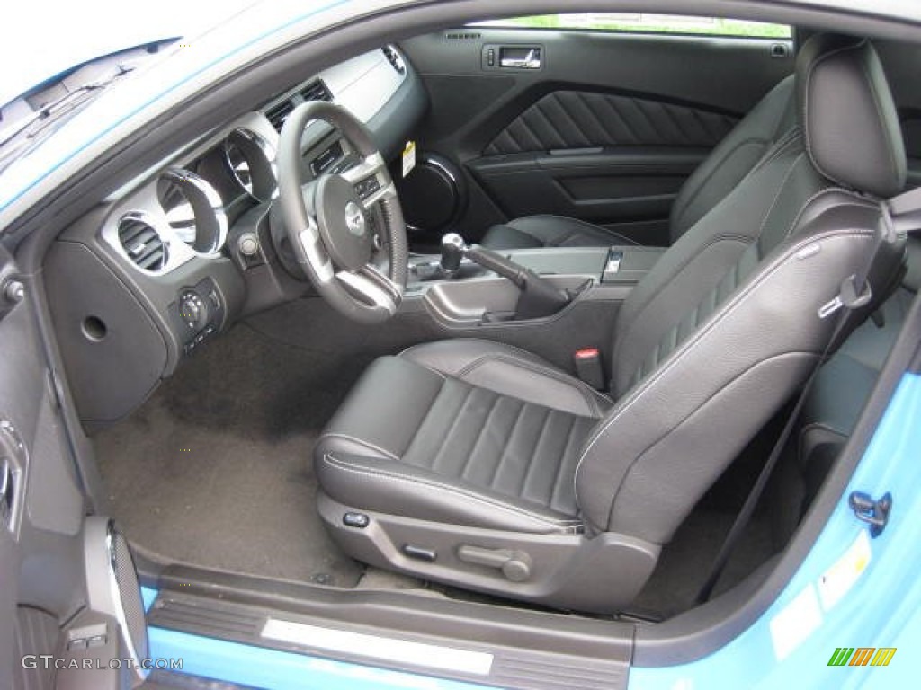 Charcoal Black Interior 2012 Ford Mustang GT Premium Coupe Photo #51571999
