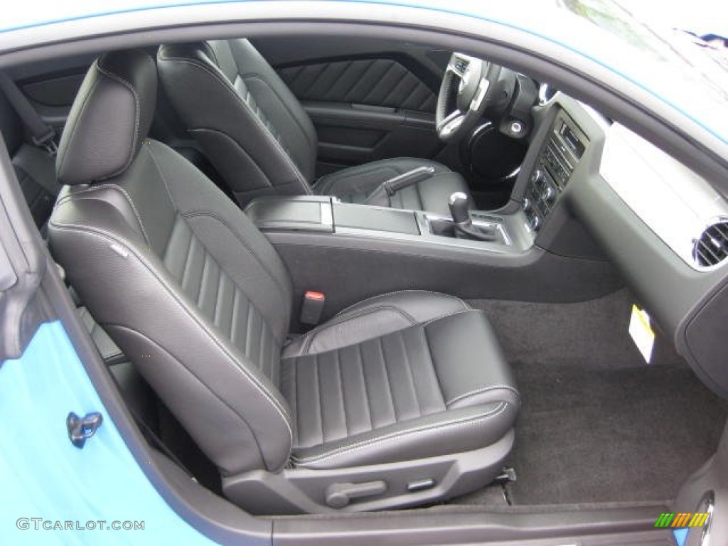 Charcoal Black Interior 2012 Ford Mustang GT Premium Coupe Photo #51572065