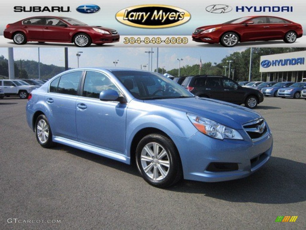 Sky Blue Metallic Subaru Legacy