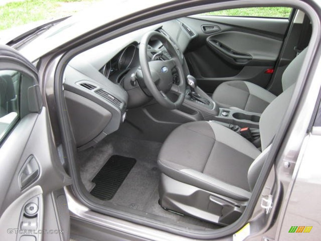 Charcoal Black Interior 2012 Ford Focus S Sedan Photo #51572731