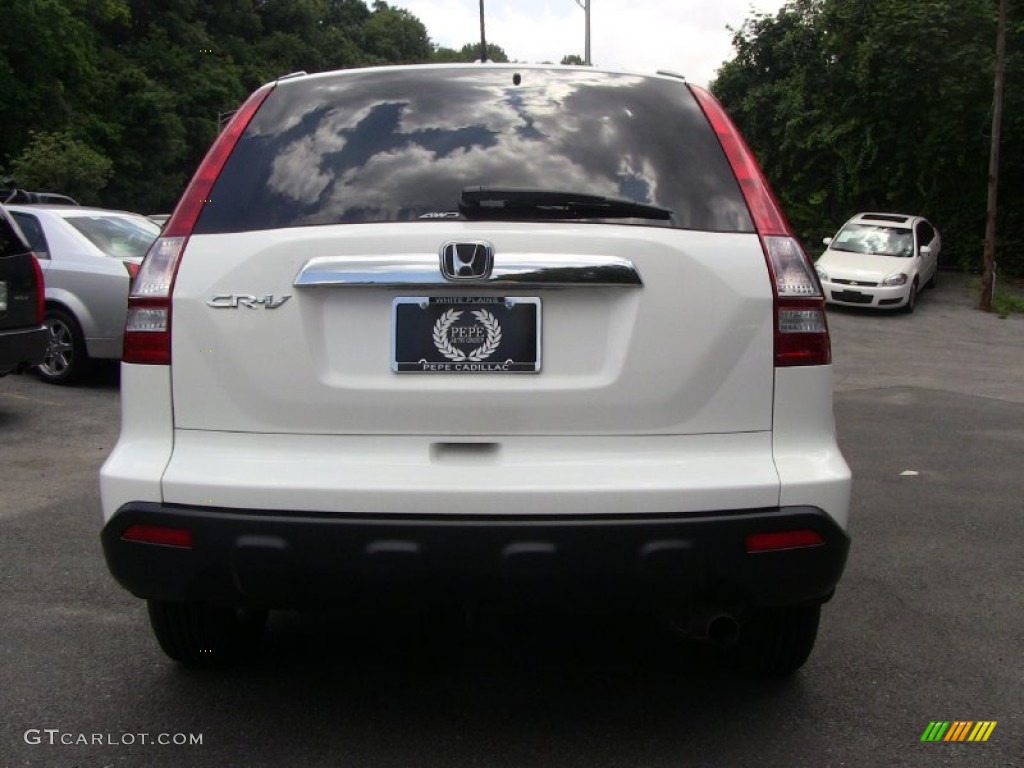 2008 CR-V EX-L 4WD - Taffeta White / Gray photo #5