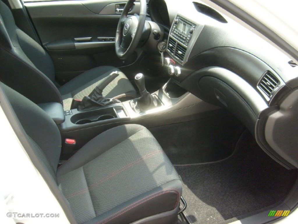 2011 Impreza WRX Sedan - Satin White Pearl / Carbon Black photo #17