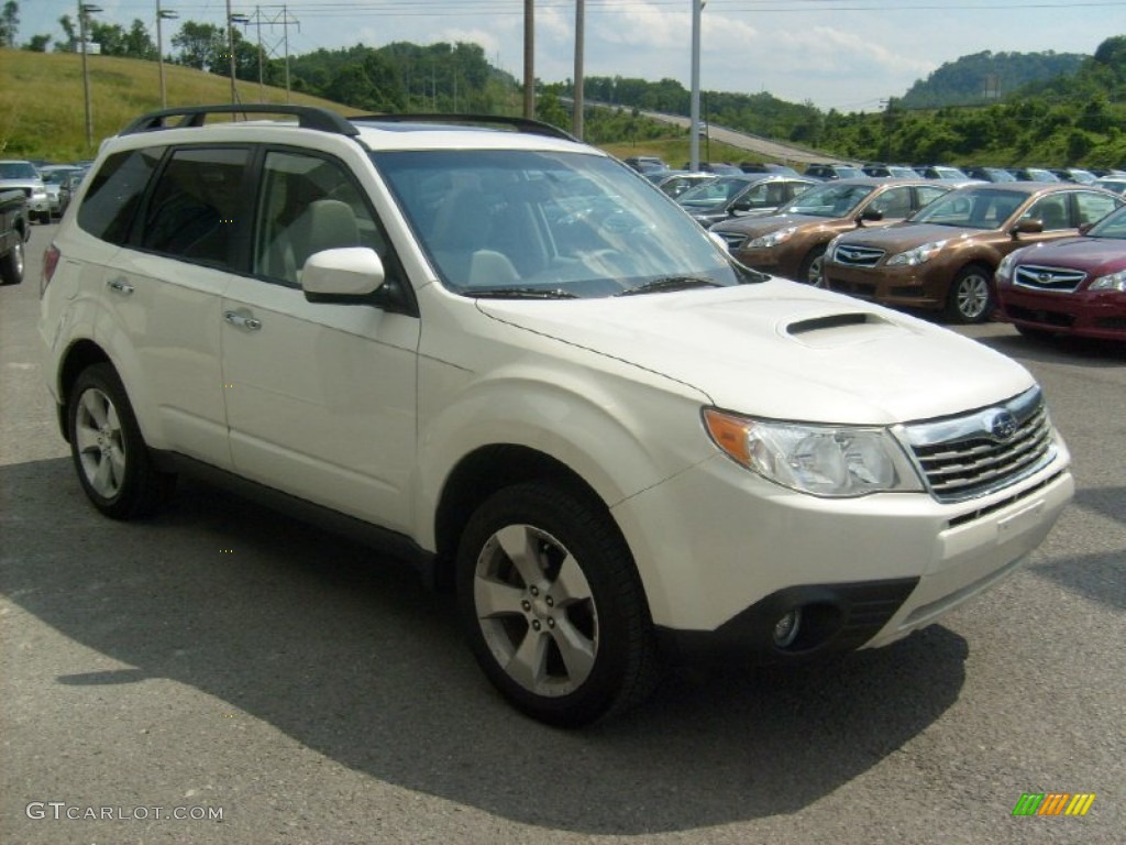 2010 Forester 2.5 XT Limited - Satin White Pearl / Platinum photo #6