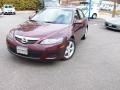 2006 Dark Cherry Metallic Mazda MAZDA6 s Sedan  photo #2