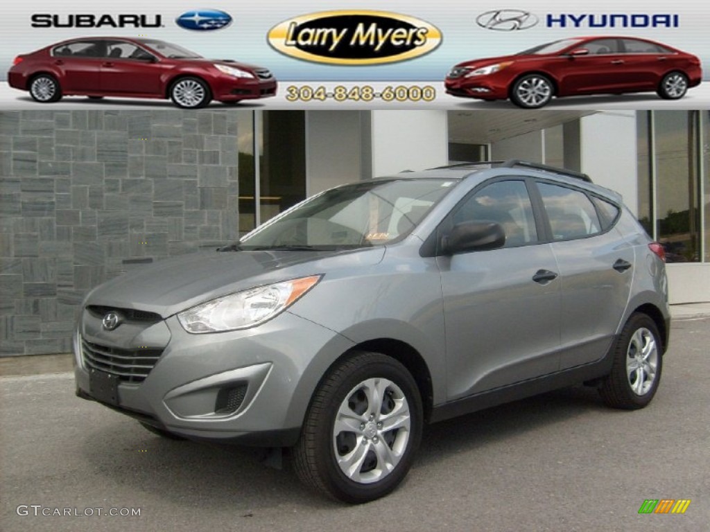 2010 Tucson GLS - Graphite Gray / Black photo #1