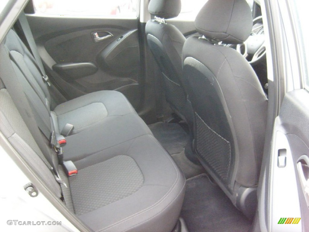 Black Interior 2010 Hyundai Tucson GLS Photo #51574468