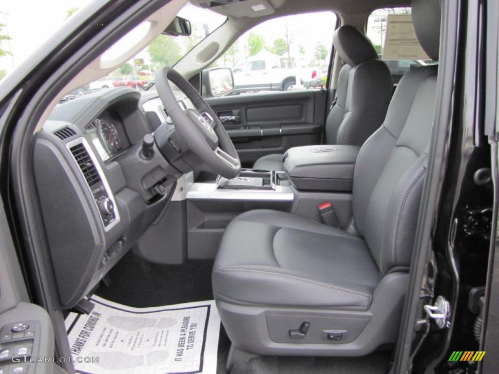 2011 Ram 1500 Sport Crew Cab - Brilliant Black Crystal Pearl / Dark Slate Gray photo #7