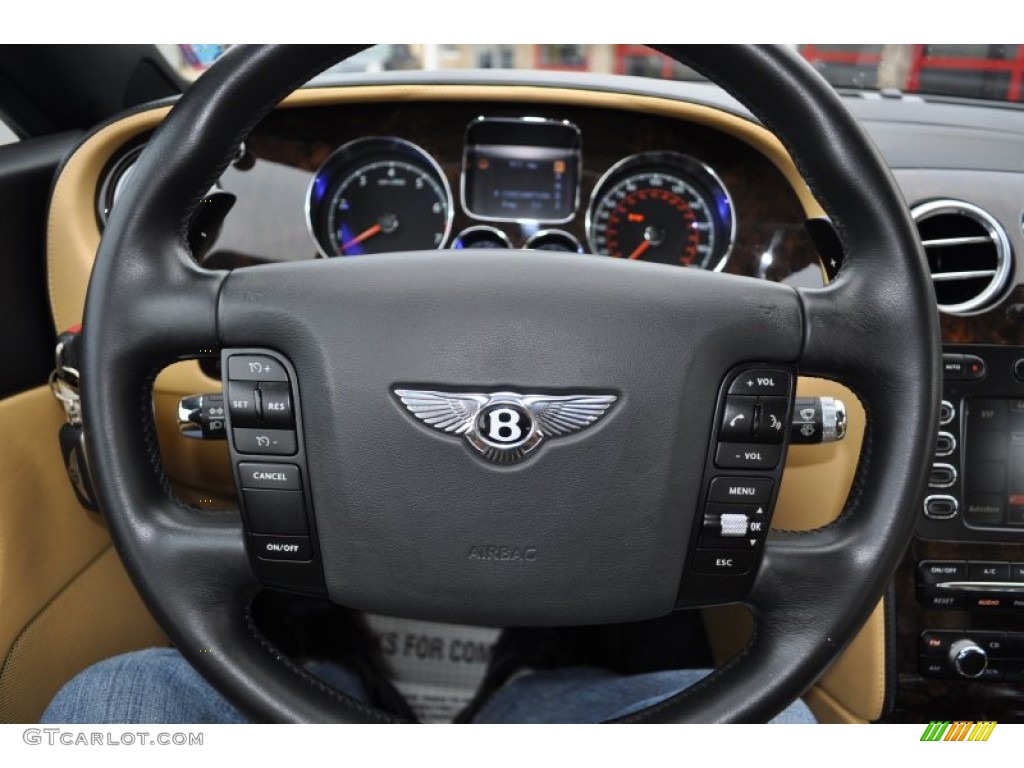 2004 Bentley Continental GT Standard Continental GT Model Magnolia Steering Wheel Photo #51576655