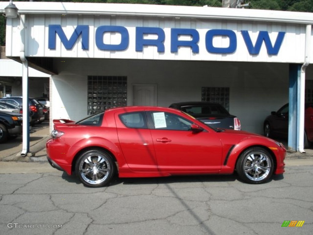 2004 RX-8 Grand Touring - Velocity Red Mica / Black photo #1