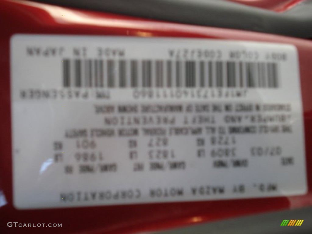 2004 RX-8 Grand Touring - Velocity Red Mica / Black photo #25