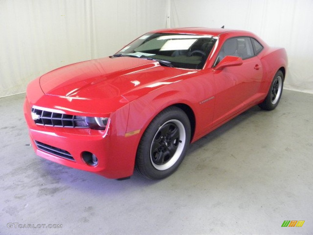 Victory Red 2011 Chevrolet Camaro LS Coupe Exterior Photo #51577966