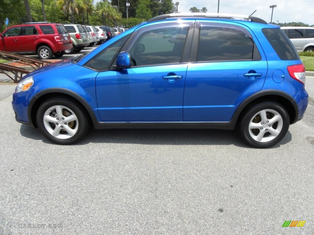 Techno Blue Metallic 2007 Suzuki SX4 Convenience AWD Exterior Photo #51578326