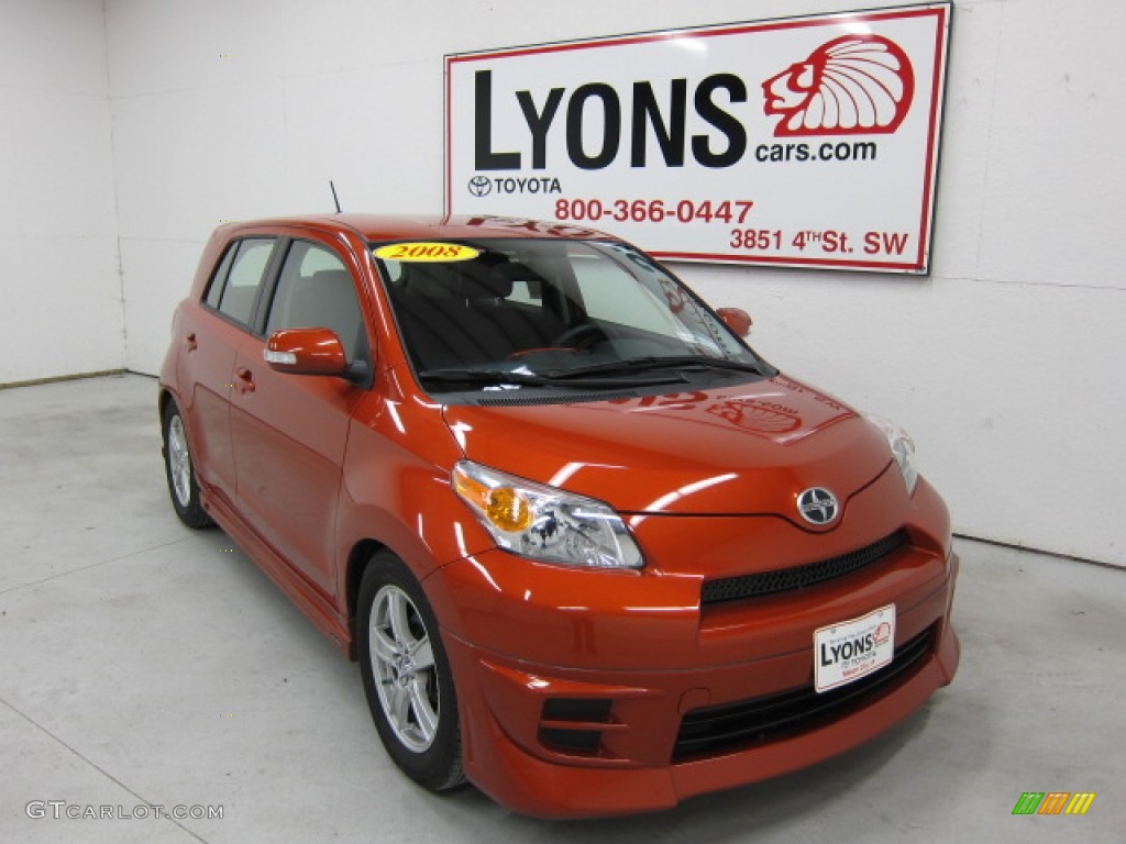 Hot Lava Orange 2008 Scion xD Release Series 1.0 Exterior Photo #51578458