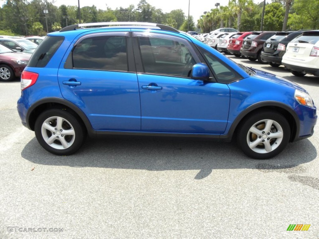 Techno Blue Metallic 2007 Suzuki SX4 Convenience AWD Exterior Photo #51578491