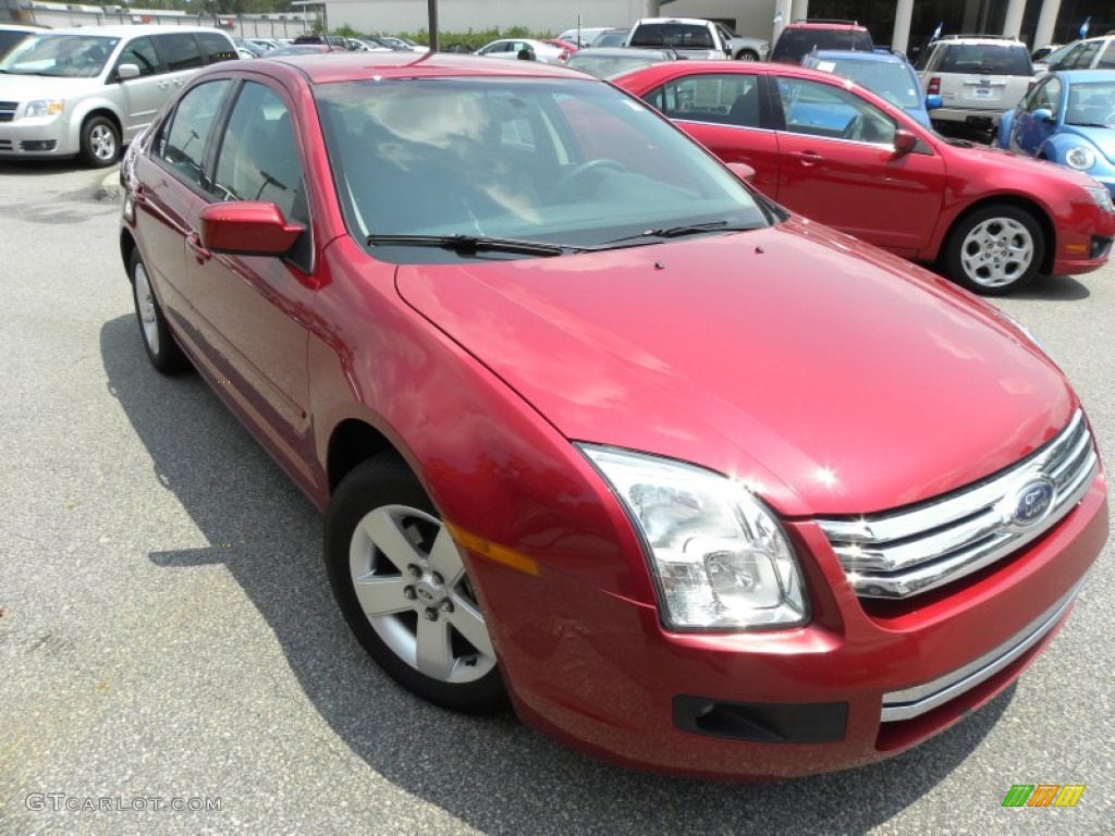 2008 Fusion SE - Redfire Metallic / Charcoal Black photo #1
