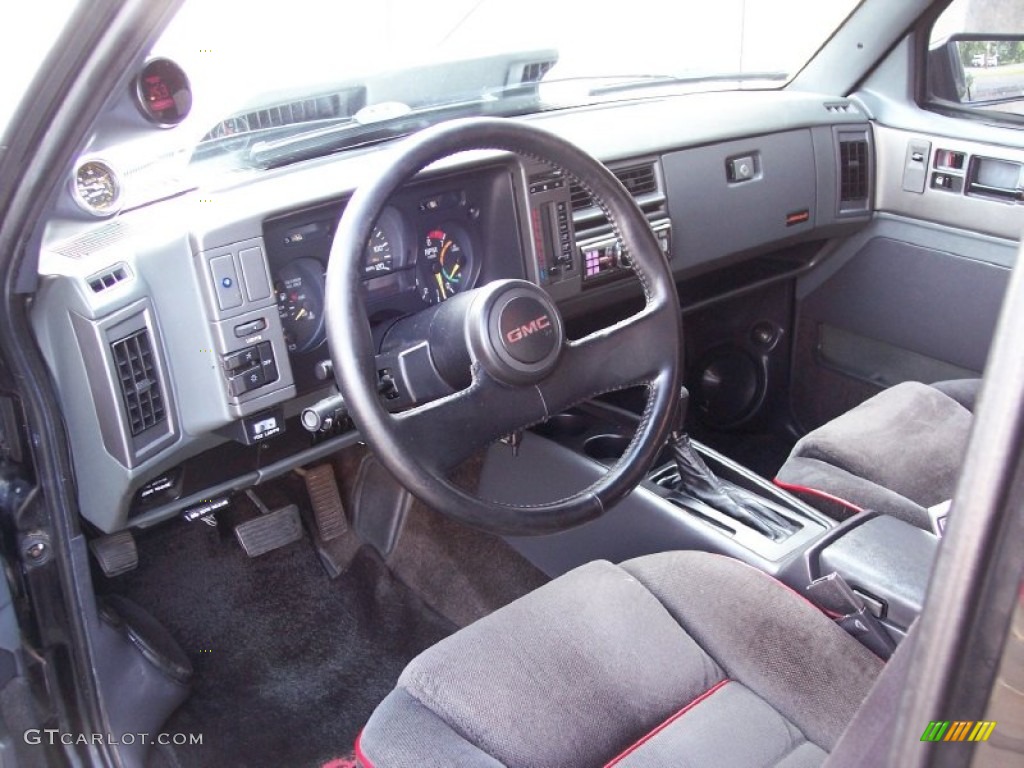 Black Interior 1991 GMC Syclone Standard Syclone Model Photo #51580819