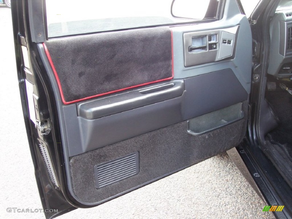 1991 GMC Syclone Standard Syclone Model Black Door Panel Photo #51580867