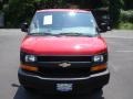 2011 Victory Red Chevrolet Express 3500 Cargo Van  photo #2