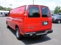 2011 Victory Red Chevrolet Express 3500 Cargo Van  photo #6