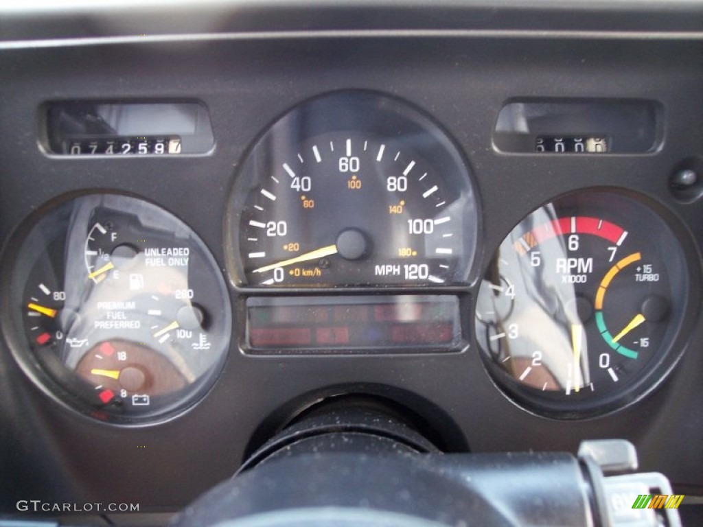 1991 GMC Syclone Standard Syclone Model Gauges Photos
