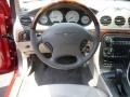 Light Taupe 2003 Chrysler 300 M Sedan Steering Wheel