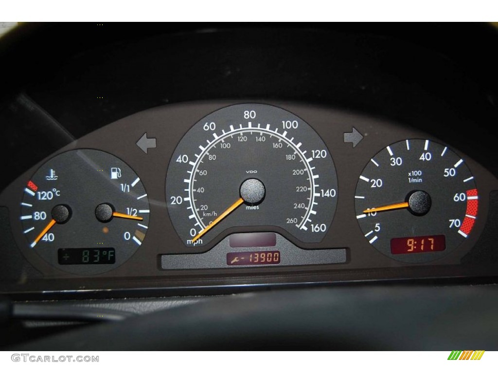 1999 Mercedes-Benz C 230 Kompressor Sedan Gauges Photo #51581836