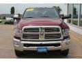 2011 Deep Cherry Red Crystal Pearl Dodge Ram 3500 HD Laramie Mega Cab 4x4 Dually  photo #4