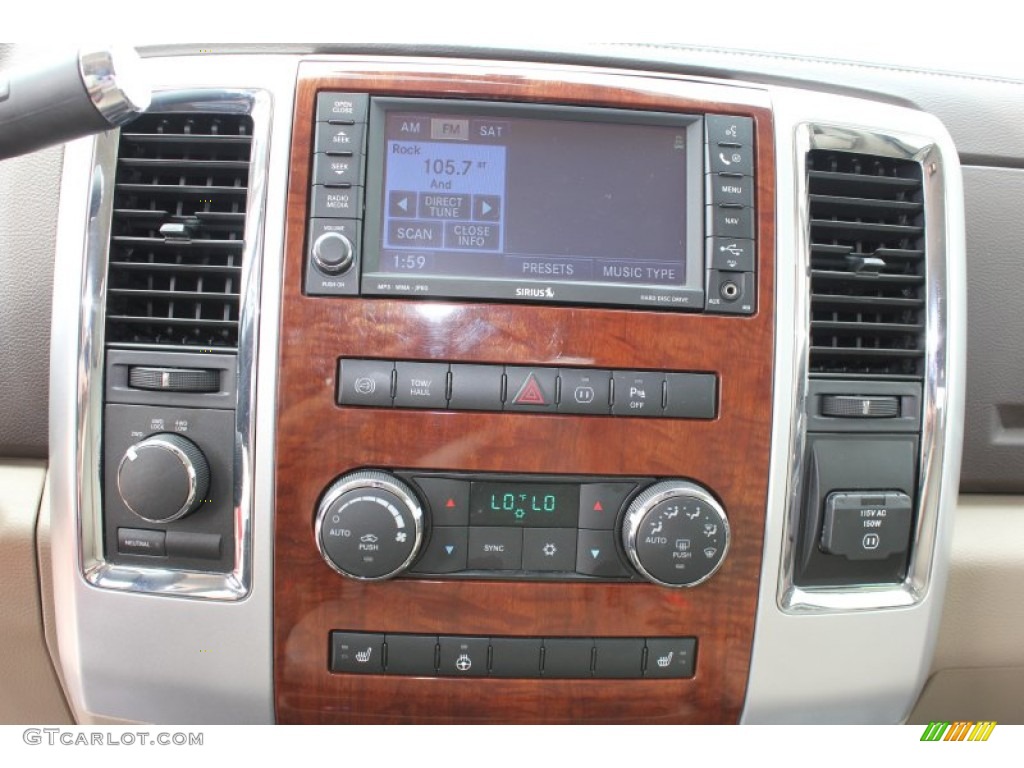 2011 Dodge Ram 3500 HD Laramie Mega Cab 4x4 Dually Controls Photo #51584518
