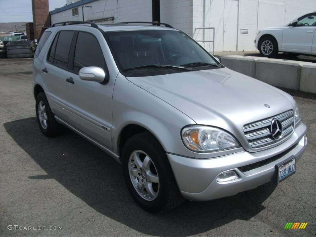 2003 ML 350 4Matic - Brilliant Silver Metallic / Charcoal photo #1