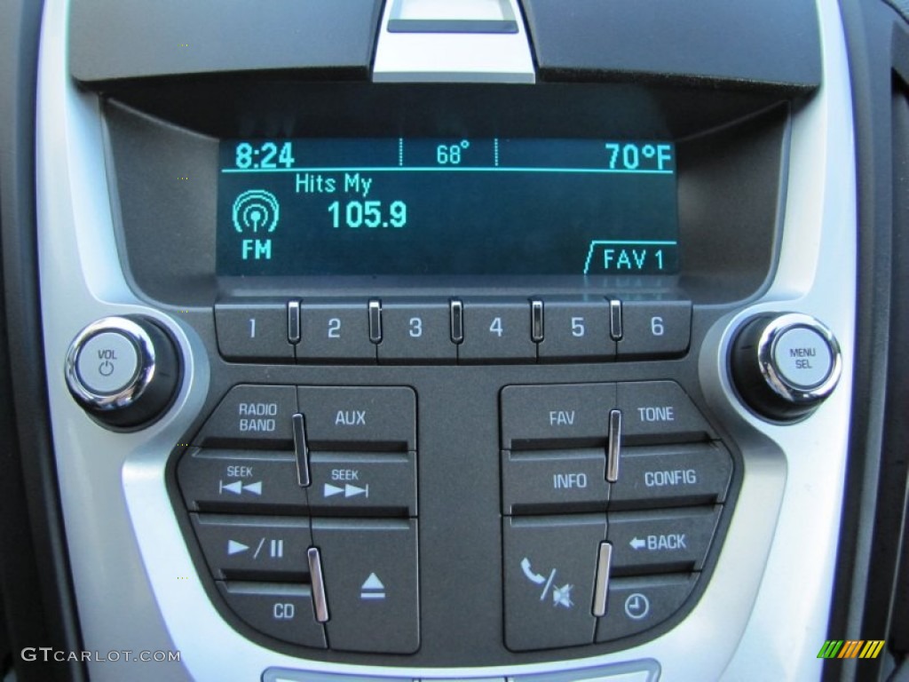 2011 Equinox LTZ AWD - Cyber Gray Metallic / Jet Black photo #14