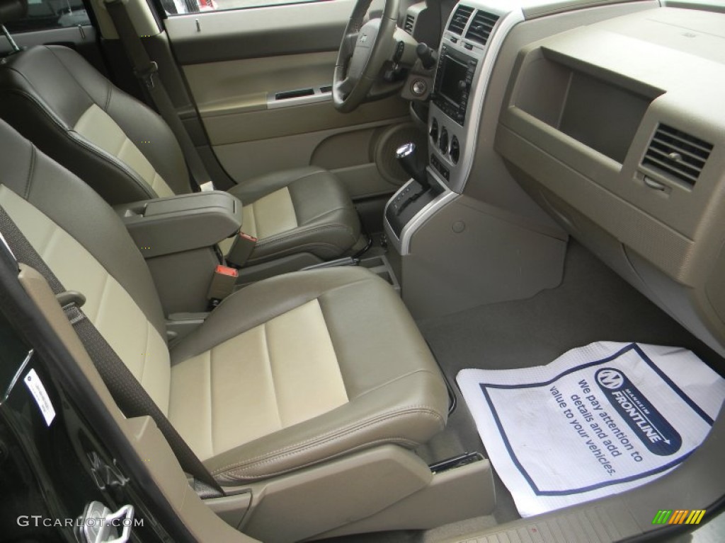 Pastel Pebble Beige Interior 2008 Jeep Patriot Limited 4x4 Photo #51585154