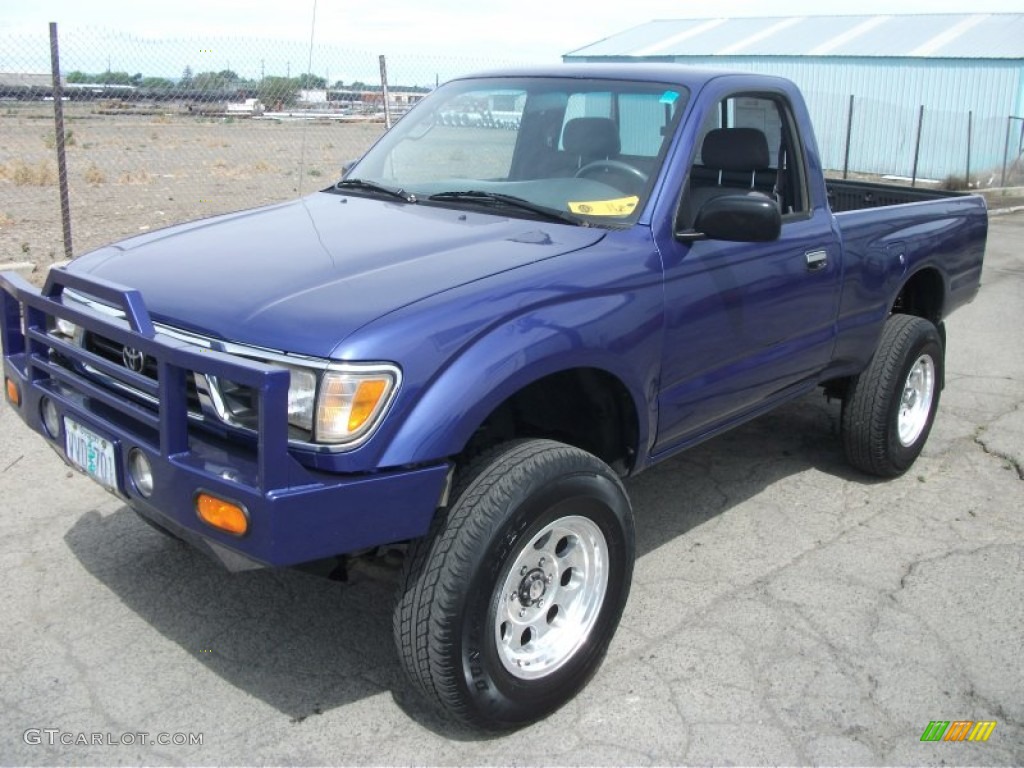1995 Tacoma Regular Cab 4x4 - Custom Purple / Gray photo #2
