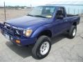 1995 Custom Purple Toyota Tacoma Regular Cab 4x4  photo #2