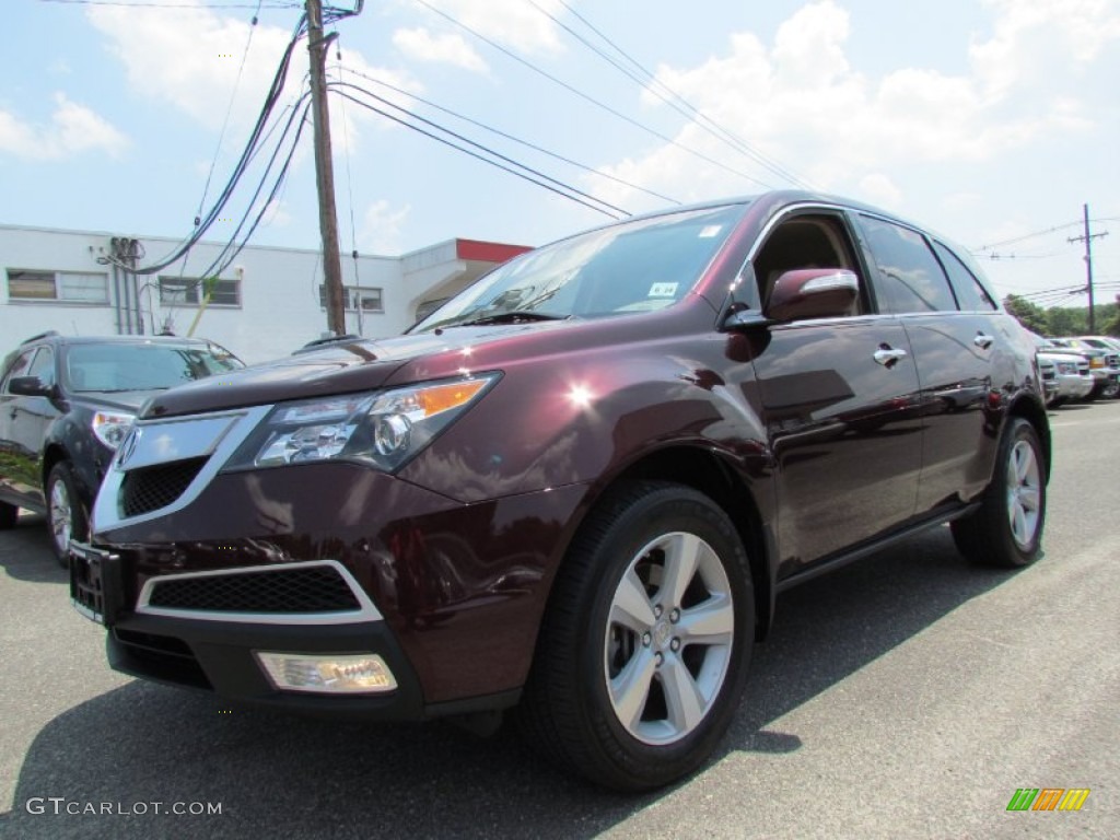 2010 MDX  - Dark Cherry Pearl / Parchment photo #1