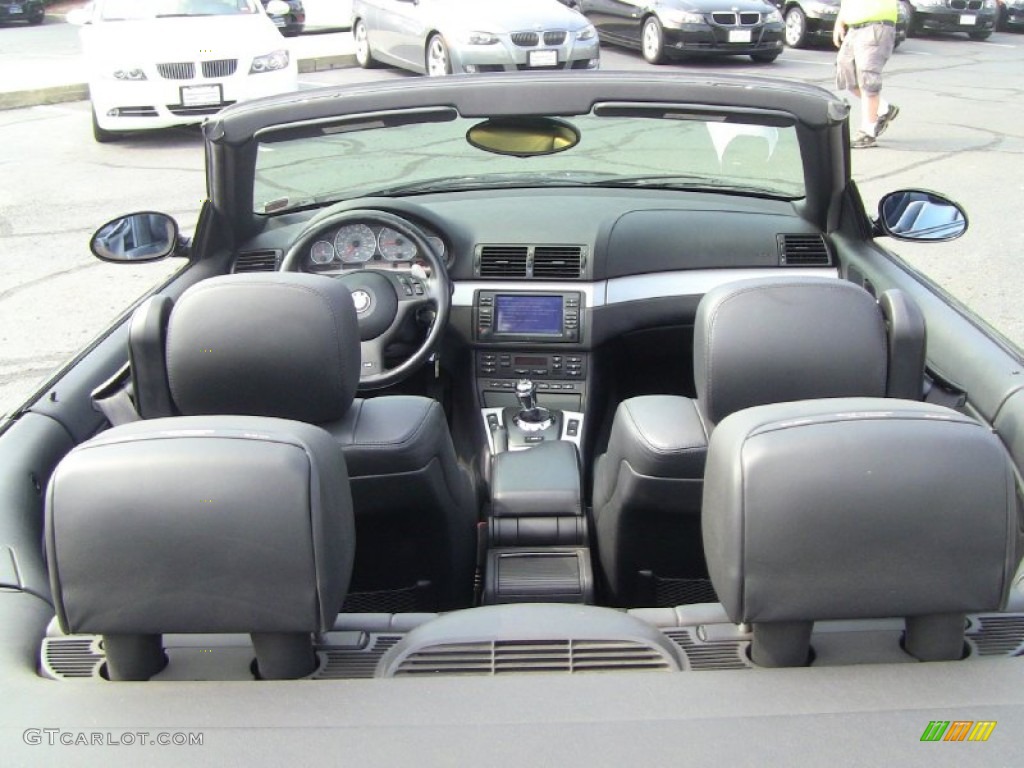 Black Interior 2003 BMW M3 Convertible Photo #51585646