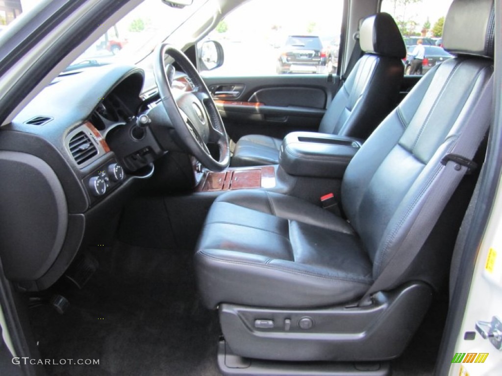 Ebony Interior 2008 Chevrolet Suburban 1500 LTZ 4x4 Photo #51585877