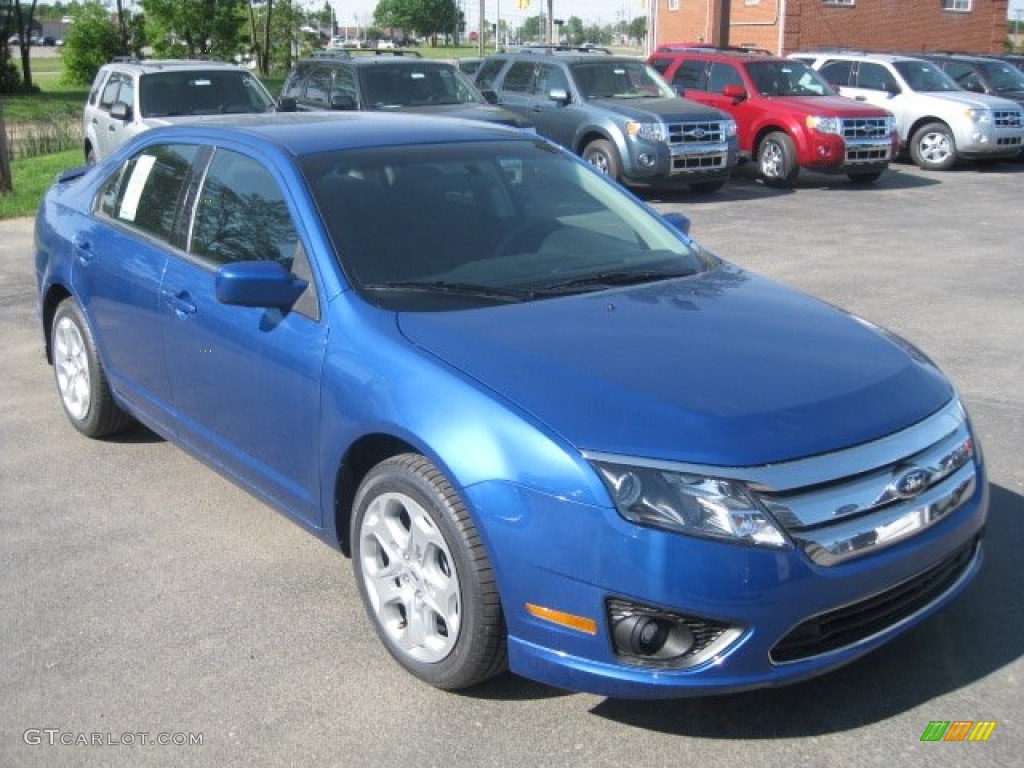 2012 Fusion SEL - Blue Flame Metallic / Charcoal Black photo #1