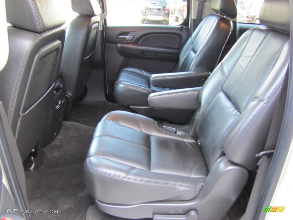 Ebony Interior 2008 Chevrolet Suburban 1500 LTZ 4x4 Photo #51586192