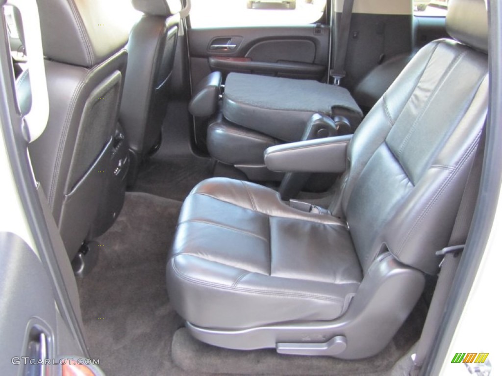 Ebony Interior 2008 Chevrolet Suburban 1500 LTZ 4x4 Photo #51586204