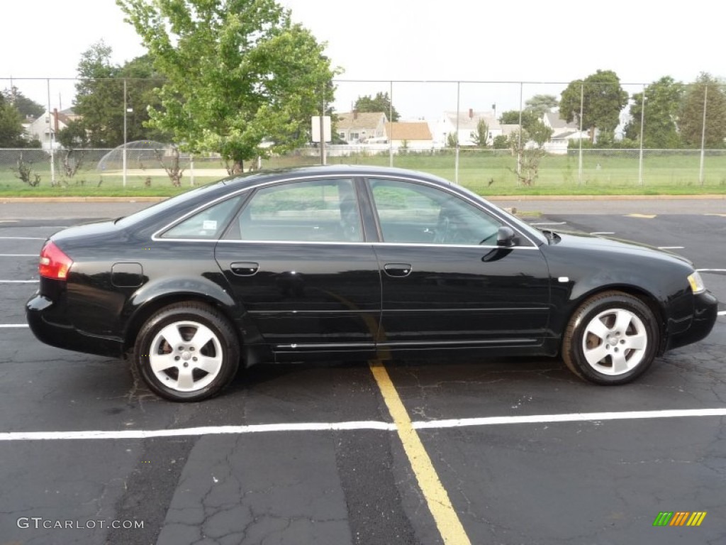 Ebony Pearl 2000 Audi A6 2.7T quattro Sedan Exterior Photo #51586240