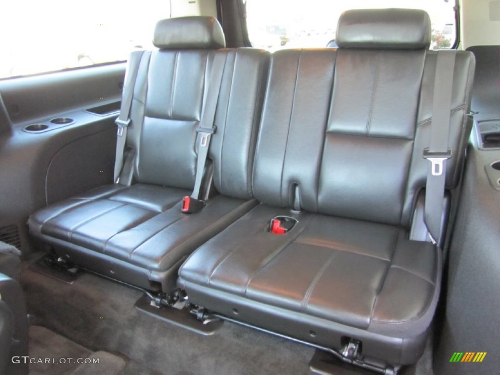 Ebony Interior 2008 Chevrolet Suburban 1500 LTZ 4x4 Photo #51586249