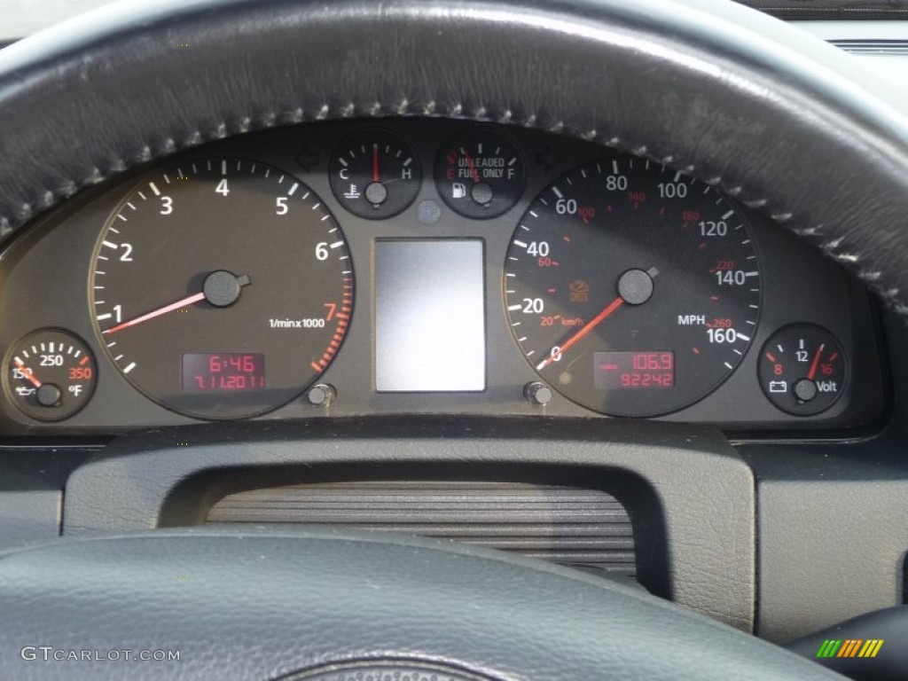 2000 Audi A6 2.7T quattro Sedan Gauges Photo #51586324