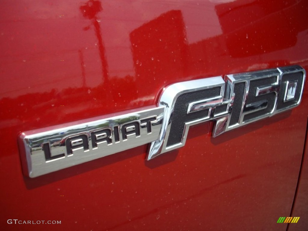 2011 F150 Lariat SuperCrew 4x4 - Red Candy Metallic / Pale Adobe photo #13