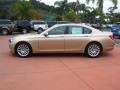 Milano Beige Metallic 2012 BMW 7 Series 750i Sedan Exterior